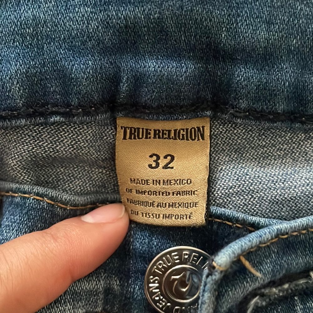 True religion kid rise super skinny jeans size 32-no flaws- no tears/rips